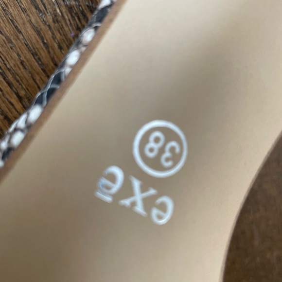 Exe Snakeskin High Heels - Picture 3 of 3